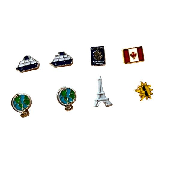 Lot 100+ Floating Locket Jewelry 7mm Charms Travel Vacation Beach Cruise USA New - Picture 9 of 12